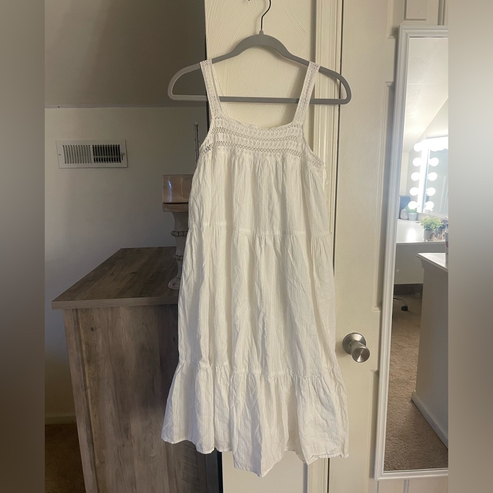Women’s white dress